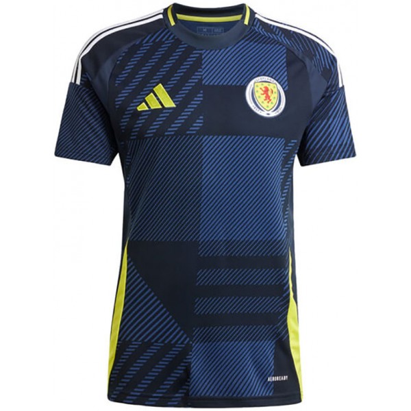 Scotland maglia da casa uniforme da calcio prima maglia da calcio sportiva da uomo per la Coppa Euro 2024